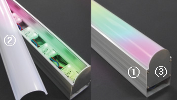ルカラー LED BAR (Full color LED BAR)